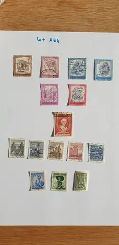 Lot A34 - Timbres d'Autriche