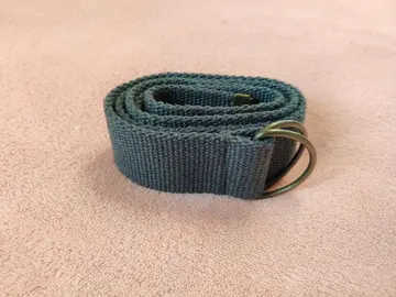 Ceinture femme réglable tissu gris anthracithe