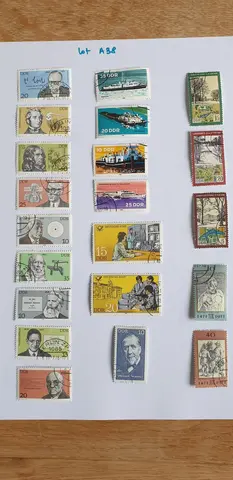 Lot A 38 -Timbres de l'ancienne République Démocratique d'Allemagne