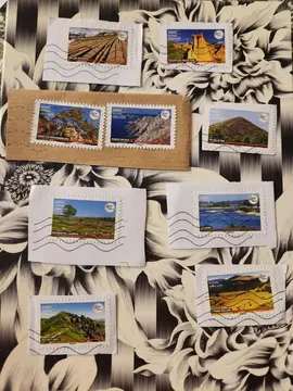 Timbres oblitérés Sites Nature (2021)