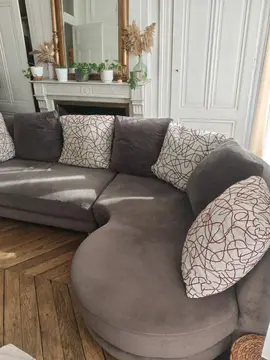 Canapé angle rond