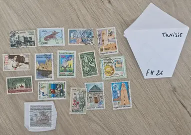 Lot de timbres de Tunisie FH26