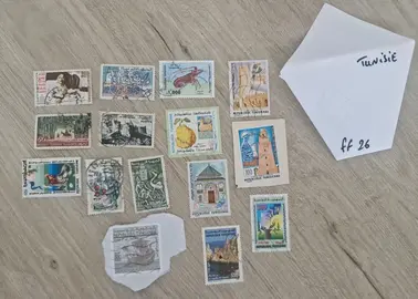 Lot de timbres de Tunisie FF26