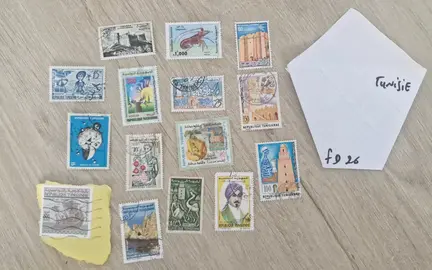 Lot de timbres de Tunisie FD26