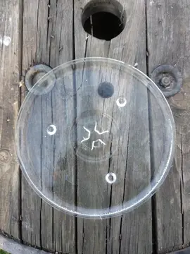 Plateau en verre pour micro onde