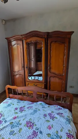 ensemble armoire penderie - lit et encadrement