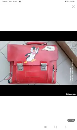 Ancien Cartable NESTOR