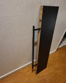 étagère noire ikea 1m×25×4cm