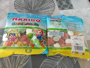 Lot paquets de bonbons Haribo
