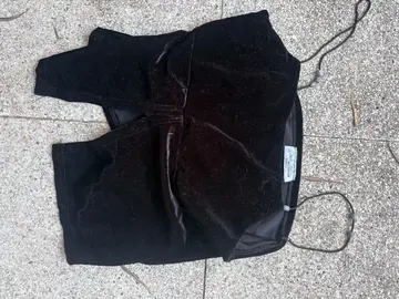 top en velours taille S