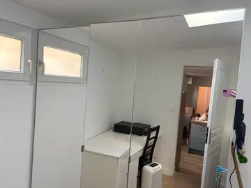 dressing Leroy merlin portes miroir