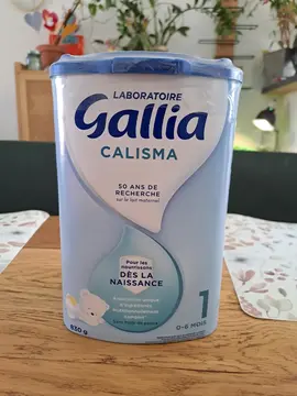 Lait bébé Gallia 1er âge