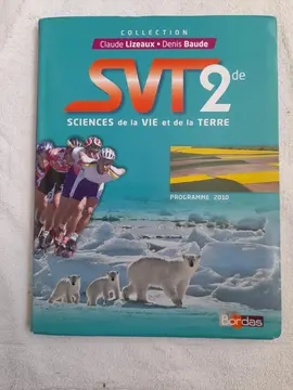 manuel scolaire 2nde SVT