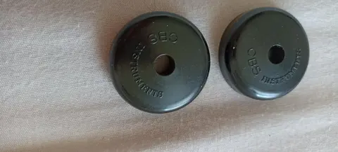 2 ronds pour disques vinyles vintage