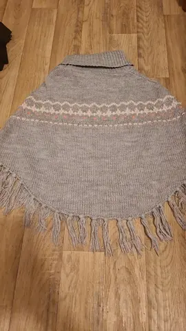poncho 4/8 ans