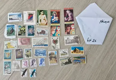 Lot de timbres d'Afrique EN26