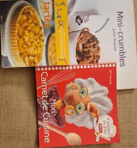 3 livres de recettes de cuisine