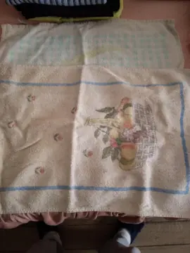 2 petites serviettes de toilette pour 2ème vie