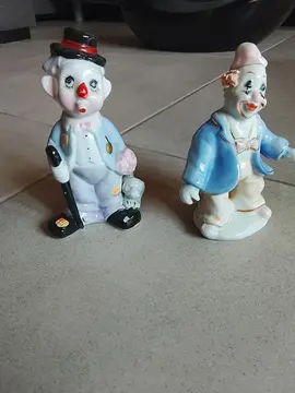 clowns en céramique