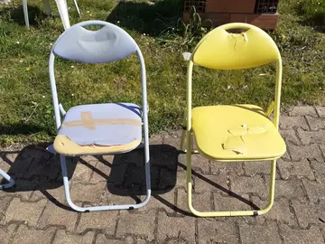 chaises pliantes à retaper