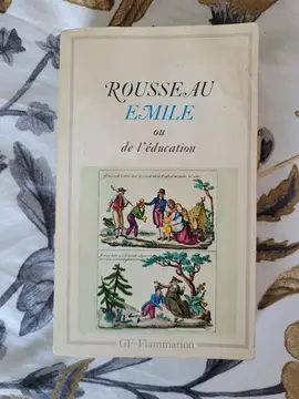 Livre : " Émile ou de l'éducation" Rousseau