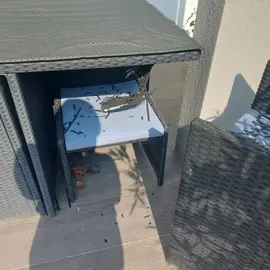Table et chaises de jardin