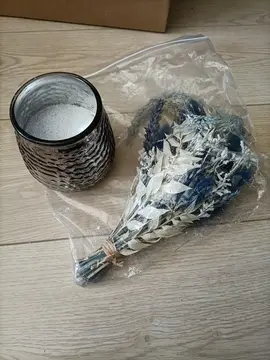 Pot + fleurs séchées