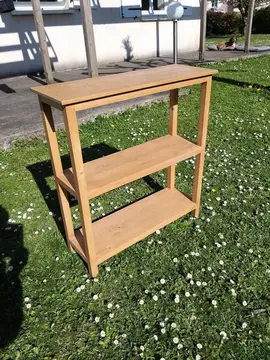 meuble 3 étagères en bois
