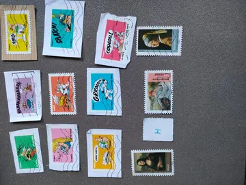 Timbres français lot H