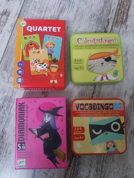 Lot de 4 jeux à partir de 4 ans