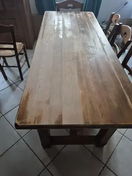 table de ferme 2 metres x 0.80 cm