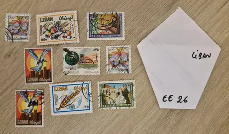 Lot de timbres Liban EE26