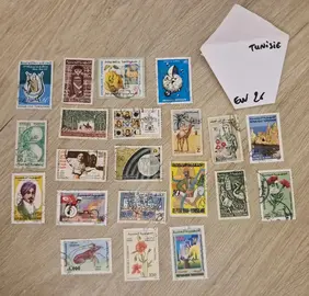Lot de timbres de Tunisie EW26
