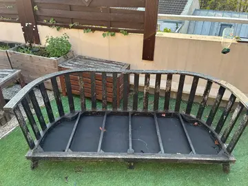 Structure de canapé exterieur Gommaire en teck