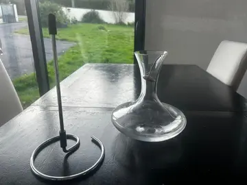 Cafage a décanter en verre