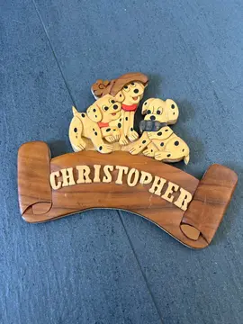 déco de porte « Christopher » en bois