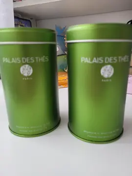2 boîtes métalliques pour thé ou autres