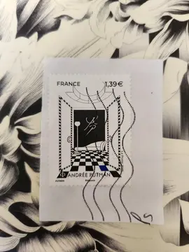 Timbre oblitéré Andrée Putman