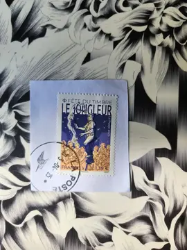 Timbre oblitéré Le jongleur 🔥