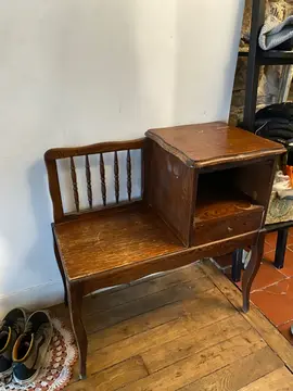 Meuble téléphone vintage
