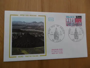 Enveloppe Premier Jour Nord-Pas-De-Calais, 1975