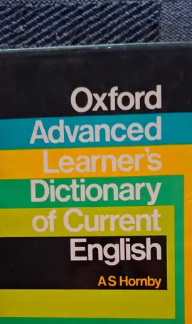 Dictionnaire langue anglais/anglais