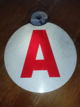 Disque A jeune conducteur Aimanté Réfléchissant (2/2)