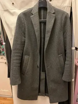 manteau ZARA taille 40/42 gris chiné