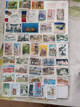 timbres en francs lot 1