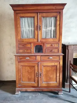 Buffet 2 corps vaisselier ancien années 1850