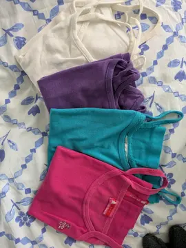 débardeurs colorés taille 1