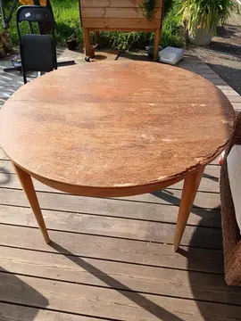 Table - Plateau à réparer/refaire