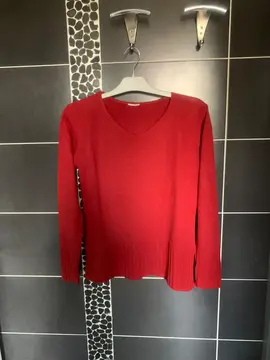 joli pull bordeaux mi-saison taille 40-42