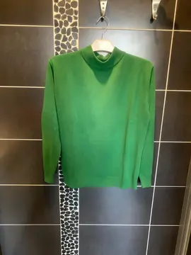 joli pull vert sapin mi-saison taille 42/44